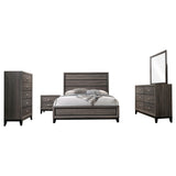 Watson Five-piece Eastern King Bedroom Set Grey Oak - Tampa Furniture Outlet