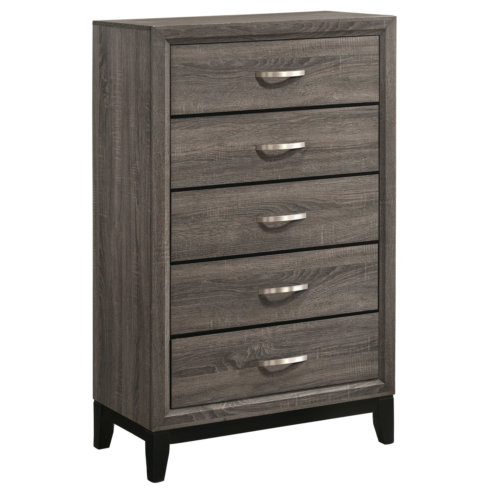 Watson Five-piece California King Bedroom Set Grey Oak - Tampa Furniture Outlet