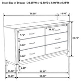 Watson Five-piece California King Bedroom Set Grey Oak - Tampa Furniture Outlet