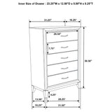 Watson Five-piece California King Bedroom Set Grey Oak - Tampa Furniture Outlet