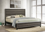 Watson Wood California King Panel Bed Grey Oak - Tampa Furniture Outlet