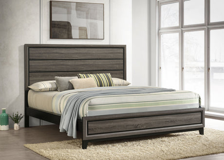 Watson Wood California King Panel Bed Grey Oak - Tampa Furniture Outlet