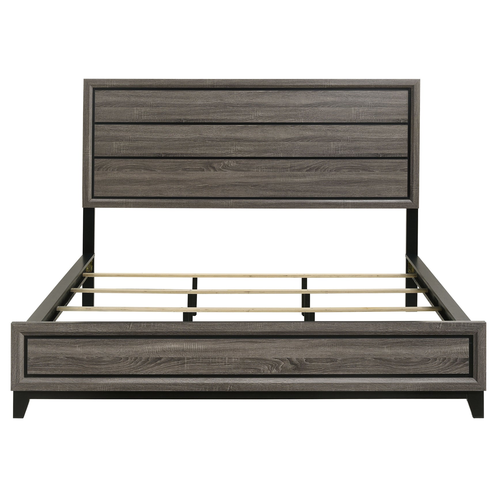 Watson Wood California King Panel Bed Grey Oak - Tampa Furniture Outlet