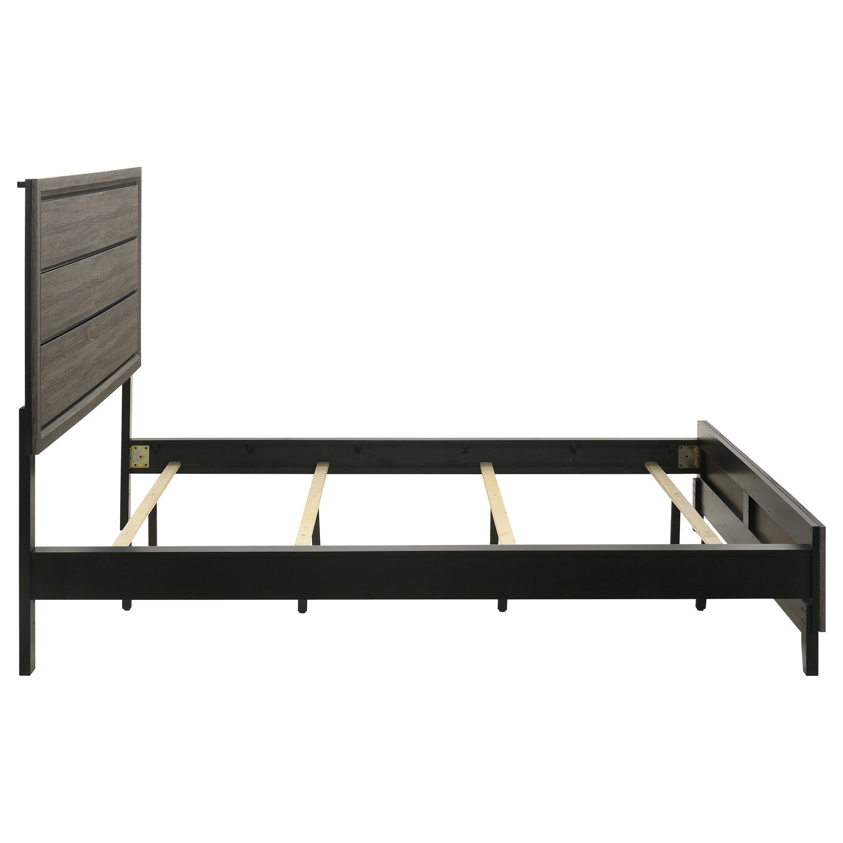 Watson Wood California King Panel Bed Grey Oak - Tampa Furniture Outlet