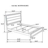 Watson Five-piece Queen Bedroom Set Grey Oak - Tampa Furniture Outlet