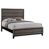 Watson Wood Queen Panel Bed Grey Oak - Tampa Furniture Outlet