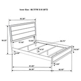 Watson Wood Queen Panel Bed Grey Oak - Tampa Furniture Outlet