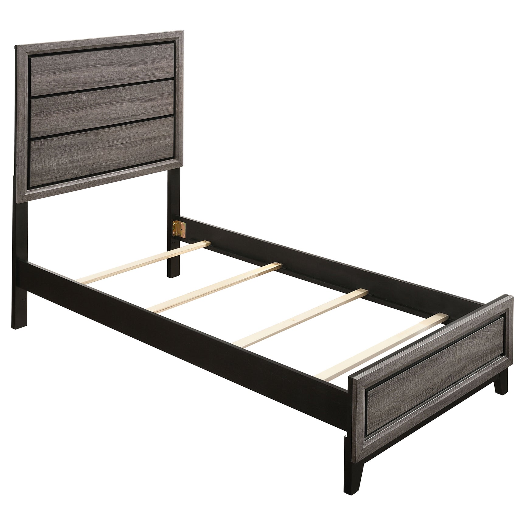 Watson Four-piece Twin Bedroom Set Grey Oak - Tampa Furniture Outlet