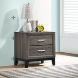 Watson 2-drawer Nightstand Grey Oak - Tampa Furniture Outlet