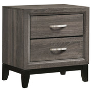 Tampa Furniture Outlet - Coaster - Watson 2-drawer Nightstand Grey Oak - 212422