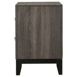 Watson 2-drawer Nightstand Grey Oak - Tampa Furniture Outlet