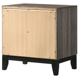 Watson 2-drawer Nightstand Grey Oak - Tampa Furniture Outlet
