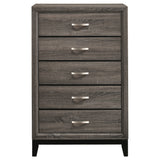 Watson 5-drawer Bedroom Chest Grey Oak - Tampa Furniture Outlet