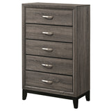 Watson 5-drawer Bedroom Chest Grey Oak - Tampa Furniture Outlet
