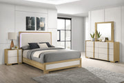 Tampa Furniture Outlet - Coaster - Hyland 4-piece Eastern King Bedroom Set Natural - 215651KE-S4
