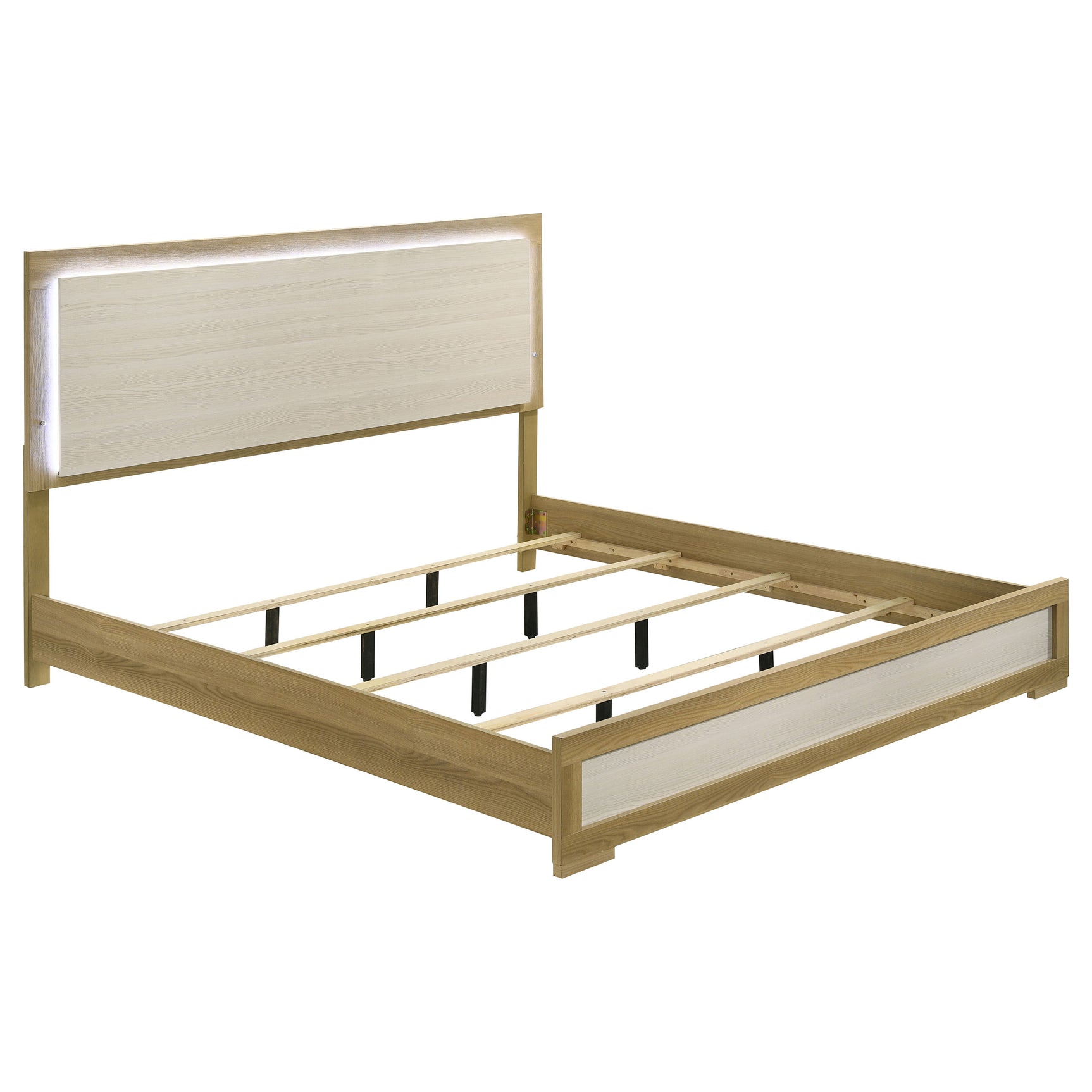 Hyland 5-piece Eastern King Bedroom Set Natural - Tampa Furniture Outlet