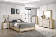 Tampa Furniture Outlet - Coaster - Hyland 5-piece Queen Bedroom Set Natural - 215651Q-S5