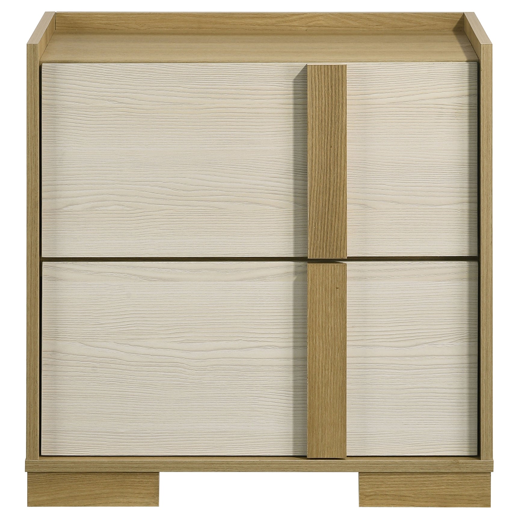 Hyland 2-drawer Nightstand Bedside Table Natural - Tampa Furniture Outlet