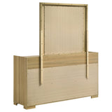 Hyland 6-drawer Dresser with Mirror Natural - Tampa Furniture Outlet