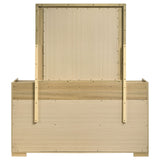 Hyland 6-drawer Dresser with Mirror Natural - Tampa Furniture Outlet