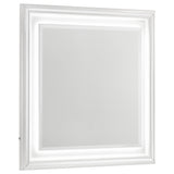 Tampa Furniture Outlet - Coaster - Cassia Dresser Mirror White High Gloss - 215794