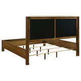 Adderley 5-piece Eastern King Bedroom Set Warm Brown