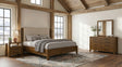 Tampa Furniture Outlet - Coaster - Adderley 4-piece Queen Bedroom Set Warm Brown - 215851Q-S4