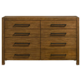 Adderley 8-drawer Bedroom Dresser Cabinet Warm Brown