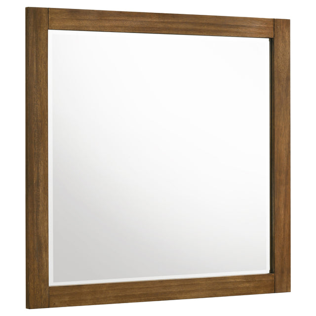 Tampa Furniture Outlet - Coaster - Adderley Dresser Mirror Warm Brown - 215854