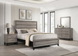 Tampa Furniture Outlet - Coaster - Valen Four-piece Eastern King Bedroom Set Light Taupe - 215911KE-S4