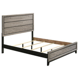 Tampa Furniture Outlet - Coaster - Valen Wood Queen Panel Bed Light Taupe - 215911Q