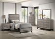 Tampa Furniture Outlet - Coaster - Valen Five-piece Twin Bedroom Set Light Taupe - 215911T-S5
