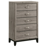 Valen Five-piece Twin Bedroom Set Light Taupe