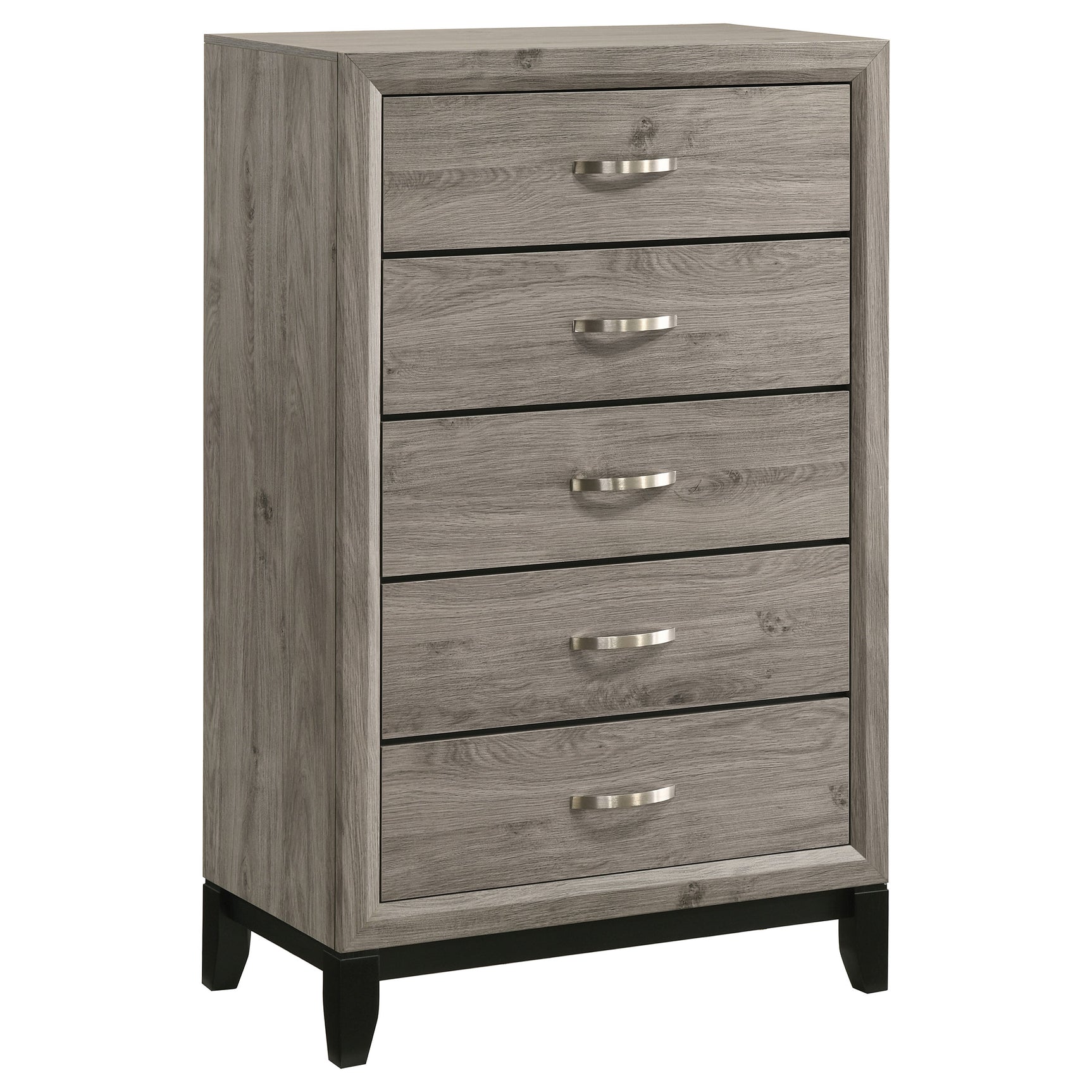 Valen Five-piece Twin Bedroom Set Light Taupe
