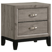 Tampa Furniture Outlet - Coaster - Valen 2-drawer Nightstand Bedside Table Light Taupe - 215912