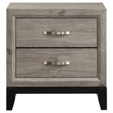 Valen 2-drawer Nightstand Bedside Table Light Taupe