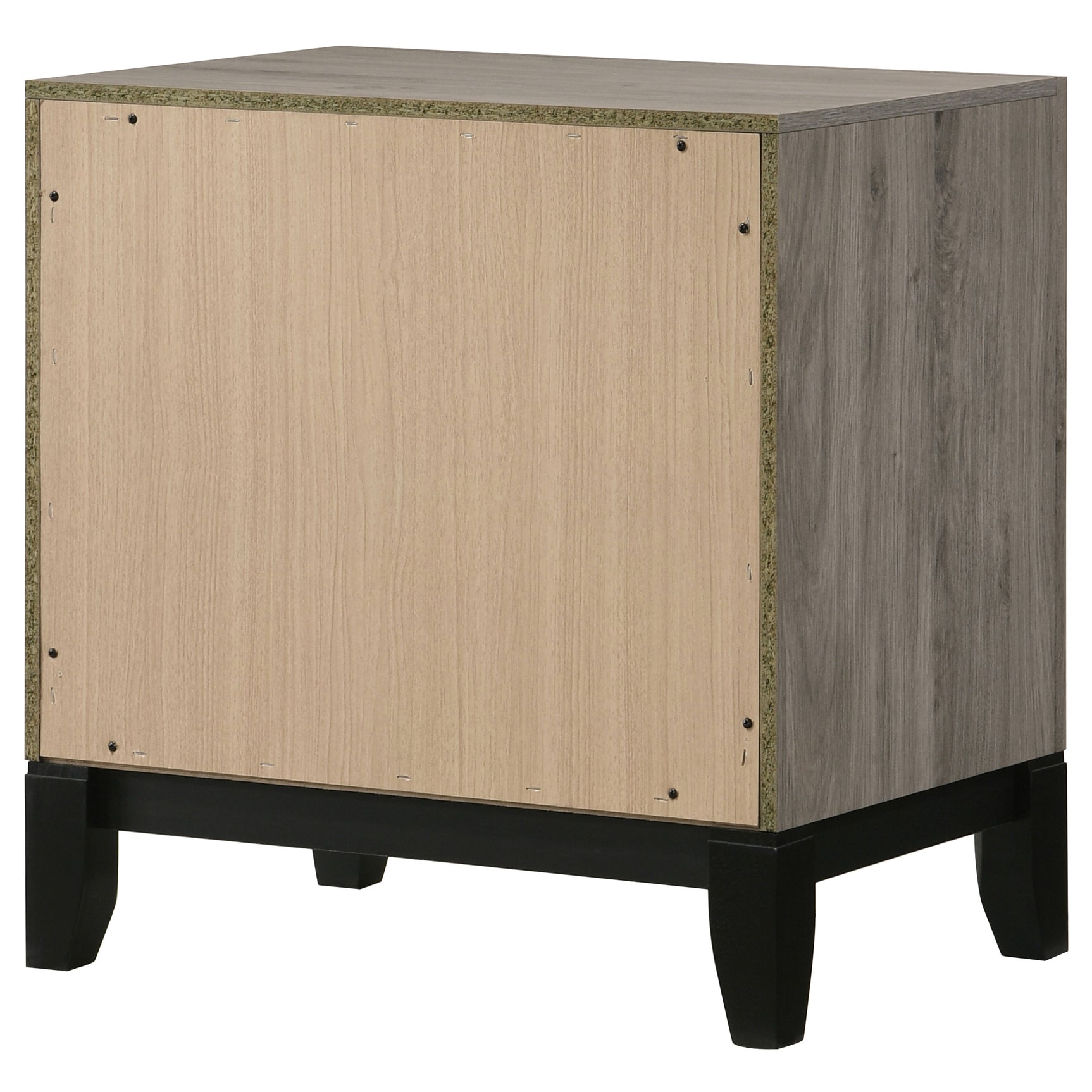 Valen 2-drawer Nightstand Bedside Table Light Taupe