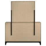Valen 6-drawer Bedroom Dresser and Mirror Light Taupe