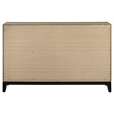 Valen 6-drawer Bedroom Dresser Cabinet Light Taupe