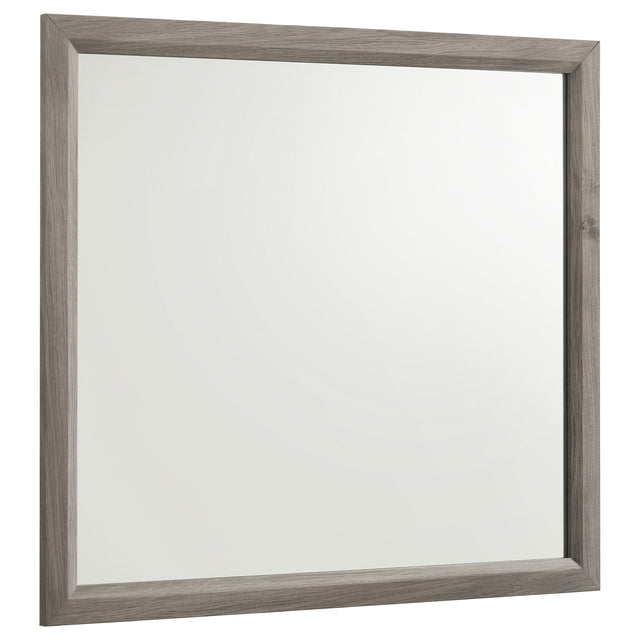 Tampa Furniture Outlet - Coaster - Valen Dresser Mirror Light Taupe - 215914