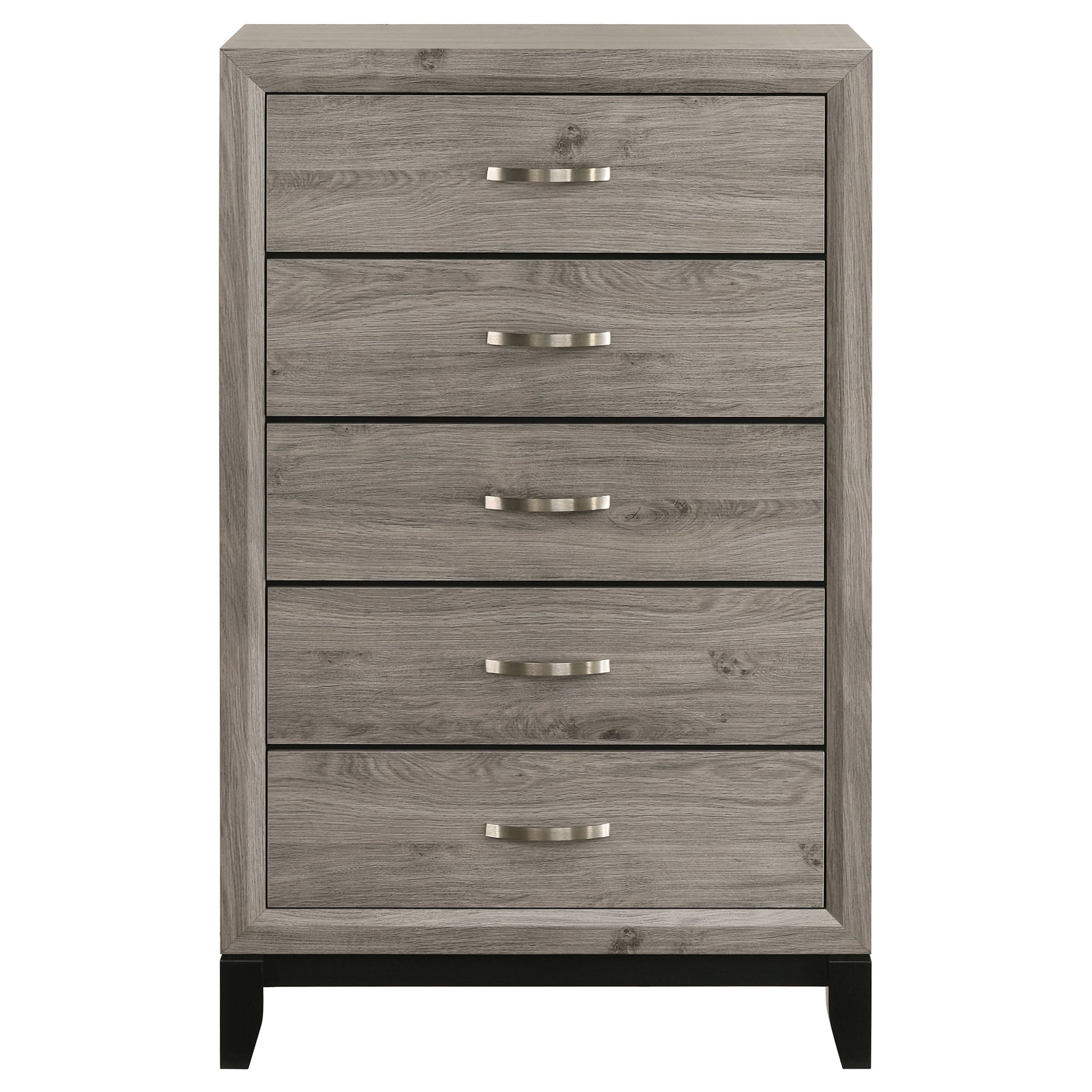 Valen 5-drawer Bedroom Chest of Drawers Light Taupe