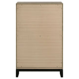 Valen 5-drawer Bedroom Chest of Drawers Light Taupe
