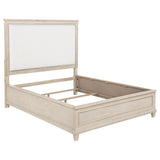 Tampa Furniture Outlet - Coaster - Pembroke 66-inch Queen Panel Bed Washed Oak - 215921Q