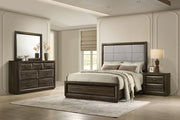 Tampa Furniture Outlet - Coaster - Atlas 4-piece Queen Bedroom Set Dark Oak - 215971Q-S4