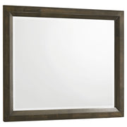 Tampa Furniture Outlet - Coaster - Atlas Bedroom Dresser Mirror Dark Oak - 215974