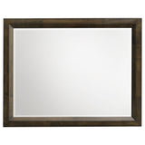 Atlas Bedroom Dresser Mirror Dark Oak