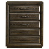 Atlas 5-drawer Bedroom Chest of Drawers Dark Oak