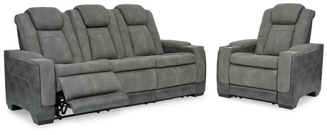 Tampa Furniture Outlet - Ashley Furniture - Next-Gen Durapella Power Reclining Sofa and Power Recliner - Power Reclining Sofa and Power Recliner - 22004U3