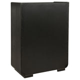 Leandro 5-piece Eastern King Bedroom Set Burnished Black