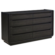 Tampa Furniture Outlet - Coaster - Leandro 8-drawer Bedroom Dresser Cabinet Burnished Black - 222493